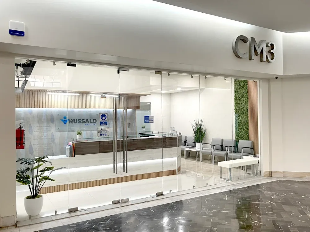 Reception of Russald Medical Center at Las Torres Medical Tower in Tijuana