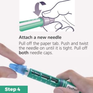 FlexPen Insulin Pen Quick Guide Step4