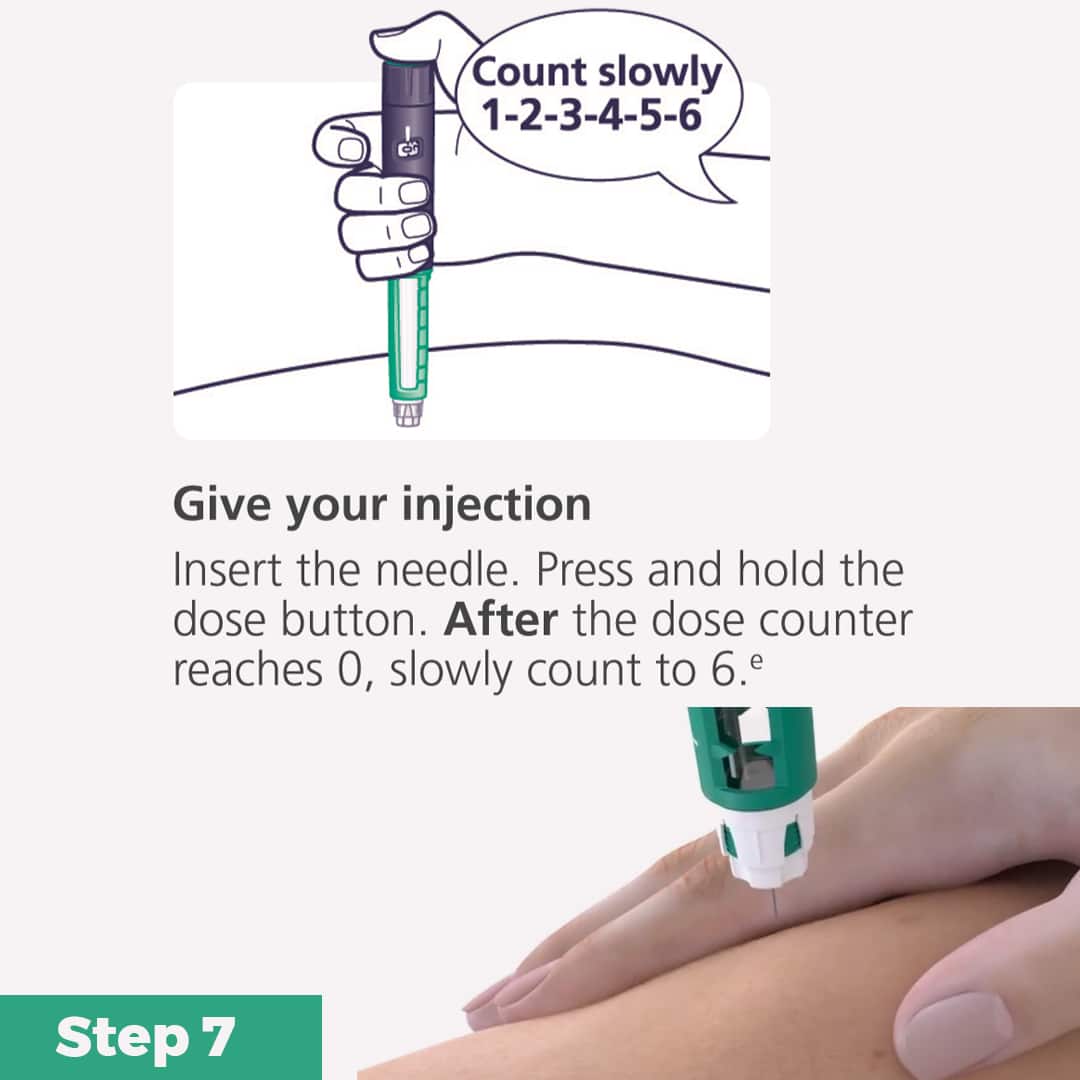 FlexPen Insulin Pen Quick Guide Step 7